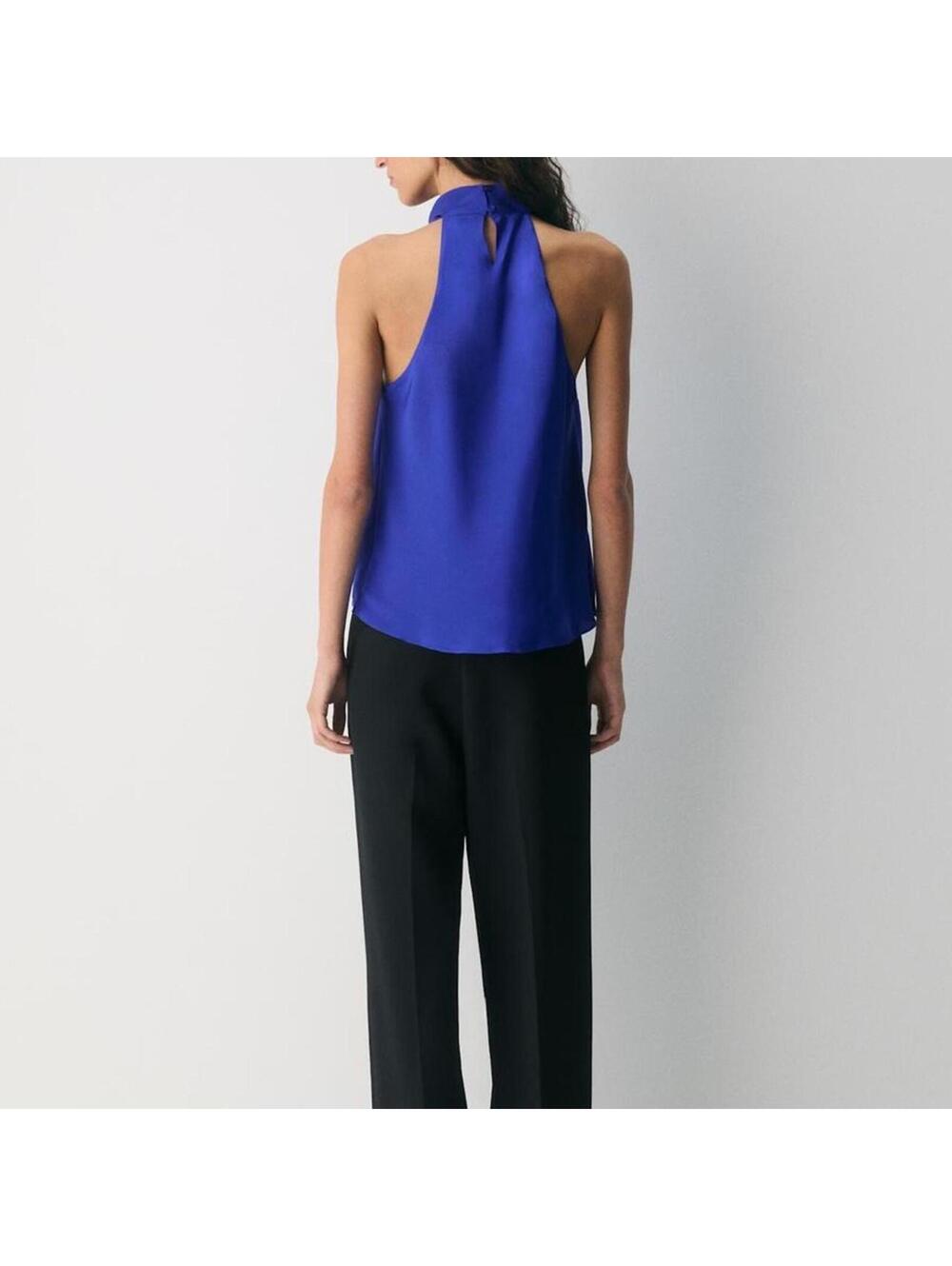 Aritzia Balaton Order Satin Top | Black | Size Small - Picture 6 of 8